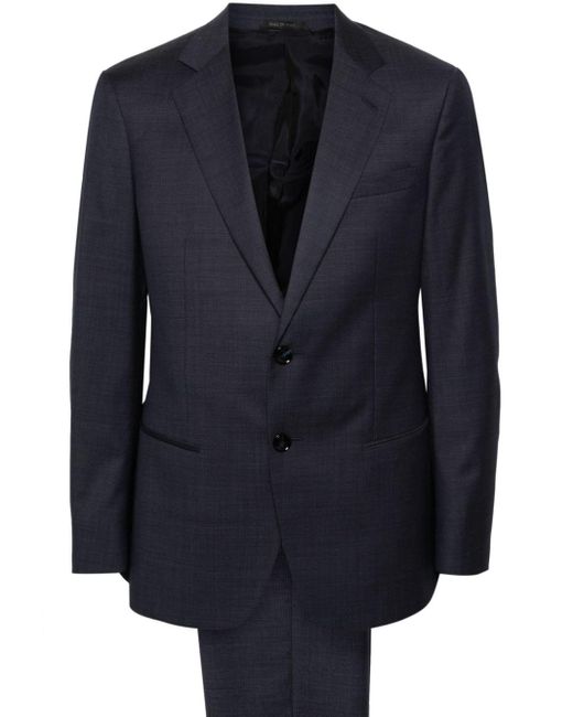 Giorgio Armani Einreihiger Soho Line Anzug in Blue für Herren