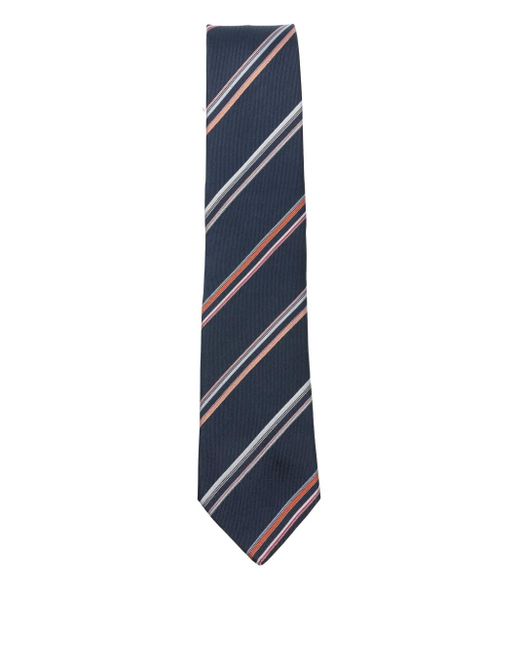 Paul Smith Blue Tie Two Stripe for men