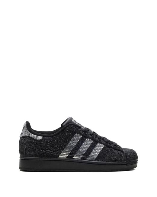 Adidas Black Superstar Ii Sneakers