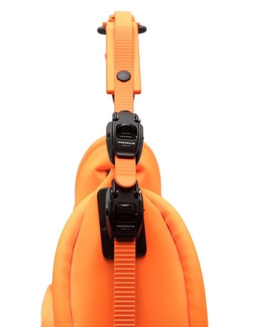 Innerraum Orange Half Moon Schultertasche