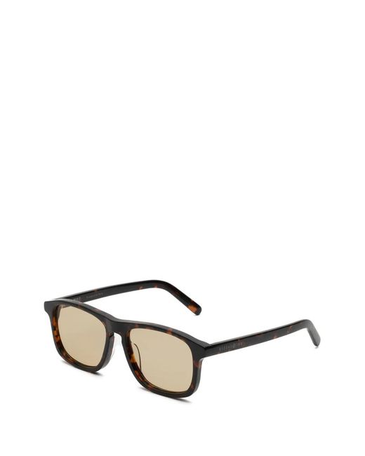 MM6 by Maison Margiela Brown Square-Frame Sunglasses