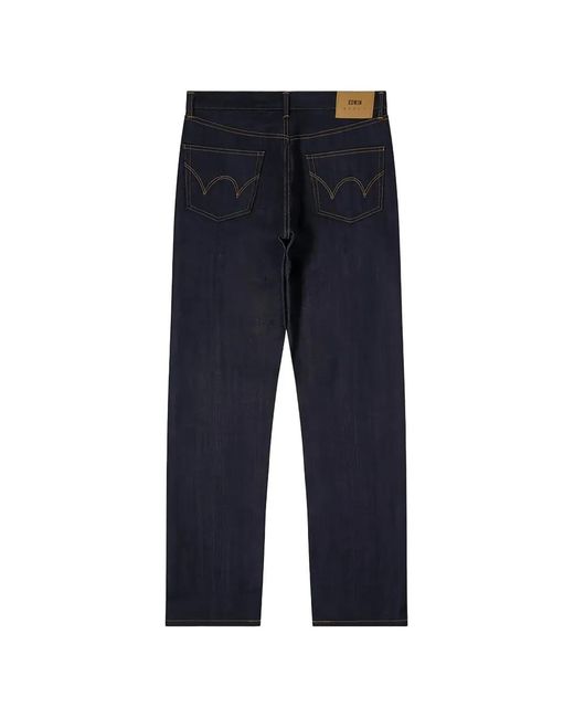 Edwin Blue Straight Regular Jeans for men