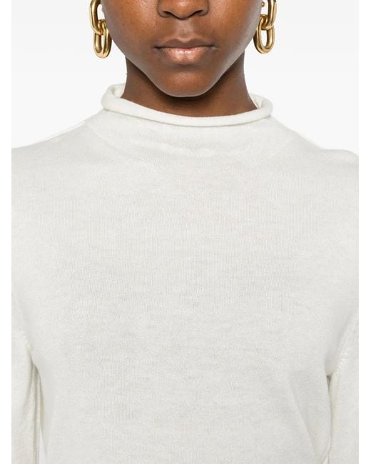 Marc O' Polo White Turtleneck T-Shirt