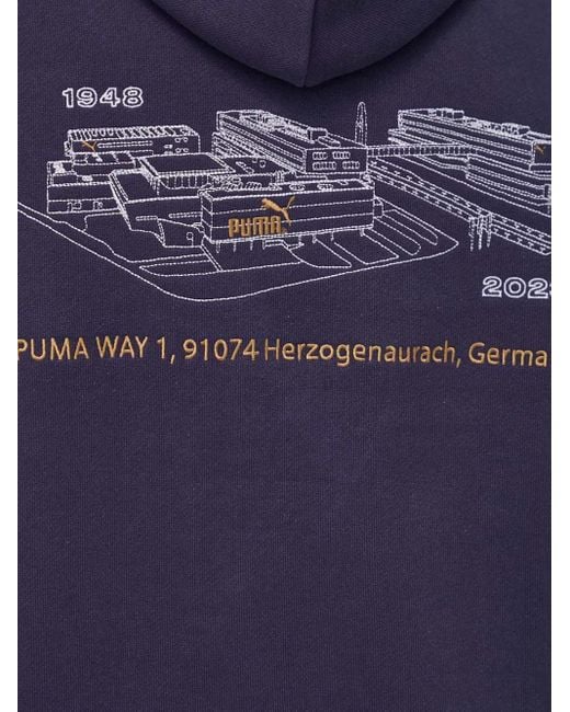 メンズ PUMA グラフィック パーカー Blue