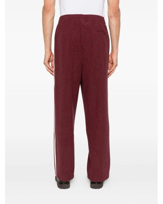 Adidas Premium Jogginghose mit Seitenstreifen in Red für Herren