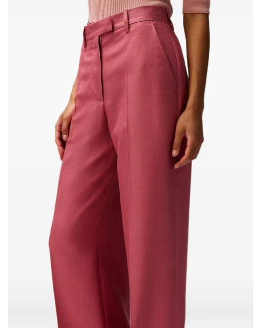 RETORI Red Pleated Trousers