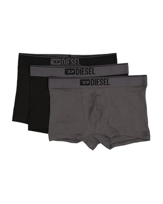 Boxers À Logo (Lot De Trois) DIESEL pour homme en coloris Black