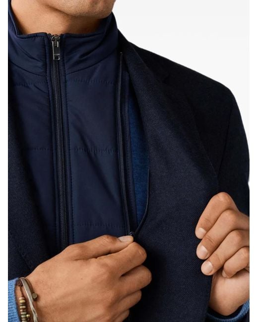 Hackett Blue Single-Breasted Blazer for men