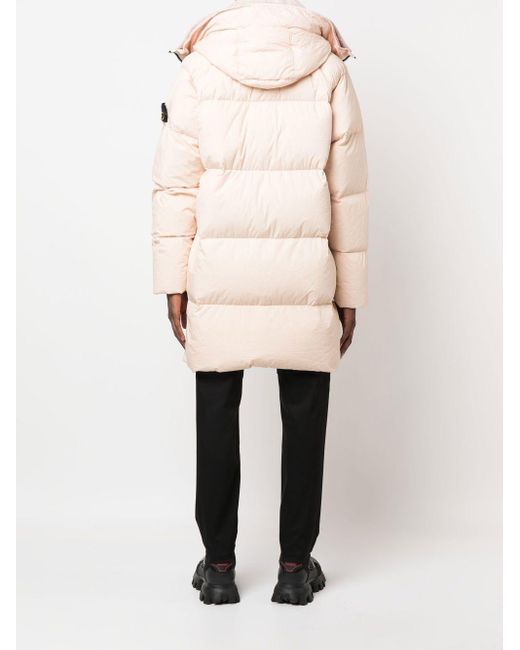 Stone Island Compass-motif Down Jacket 