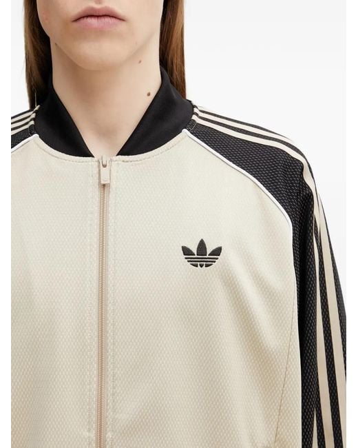 Adidas Natural Zip-Up Sweatshirt for men