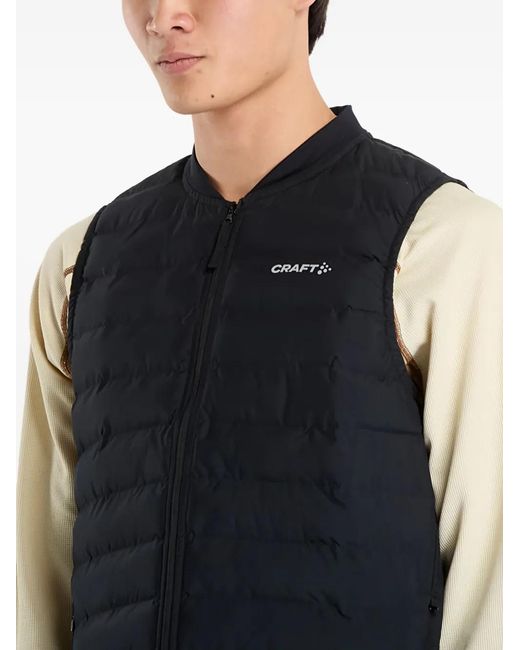 C.r.a.f.t Blue Subz Zip Fastening Gilet for men