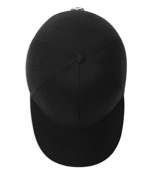 Burberry Black Gabardine Baseball Cap