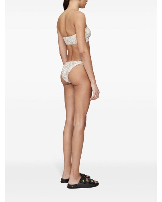 Anine Bing Natural Viv Bikini Top