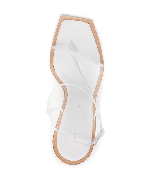 studio amelia white sandals