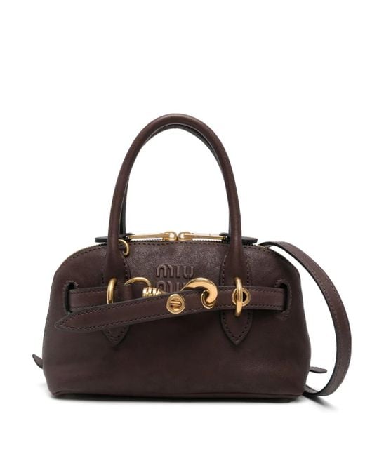 Miu Miu Black Aventure Cross Body Bag