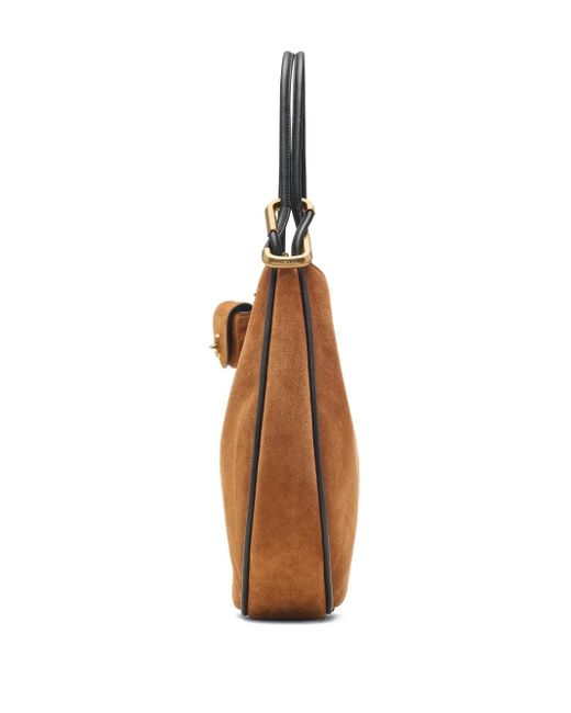 Marc Jacobs Blue Large Dual Suede Shoulder Bag