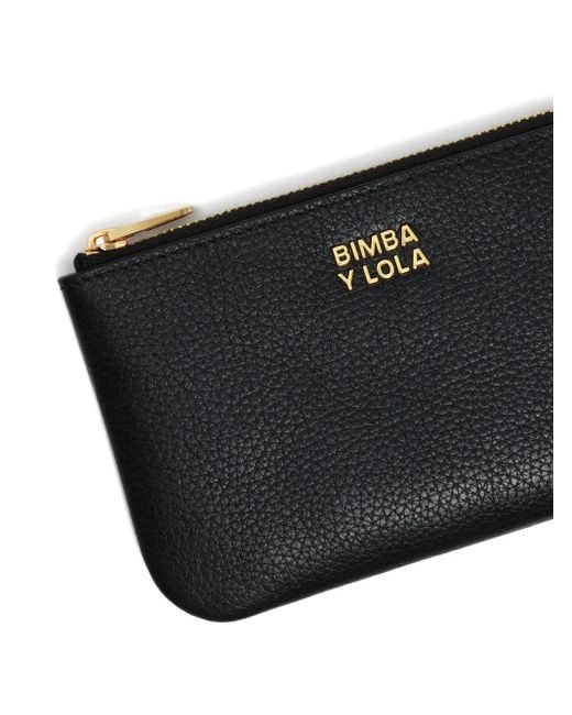 Portafoglio Con Zip di Bimba Y Lola in Black