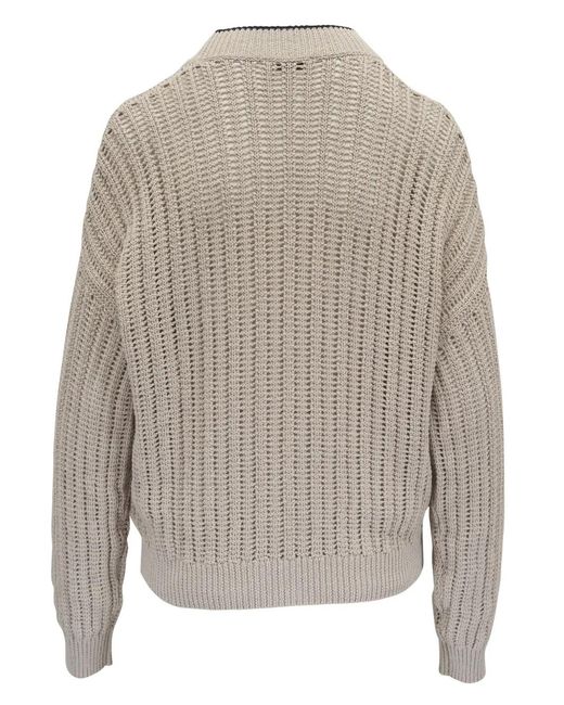 Brunello Cucinelli Natural Sweaters