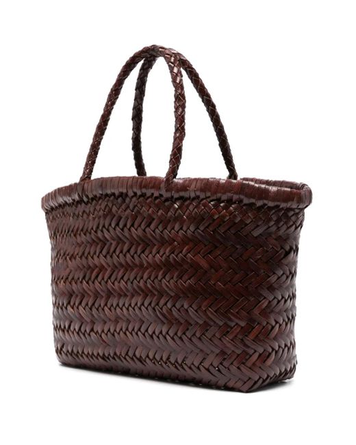 Dragon Diffusion Brown Mini Flat Gora Tote Bag