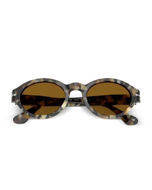 Persol Natural Round-Frame Sunglasses
