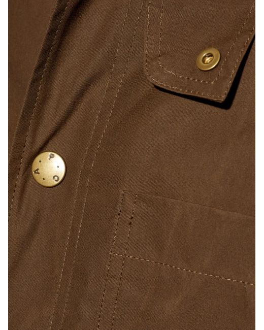 A.P.C. Brown Multiple Pockets Lightweight Jacket for men