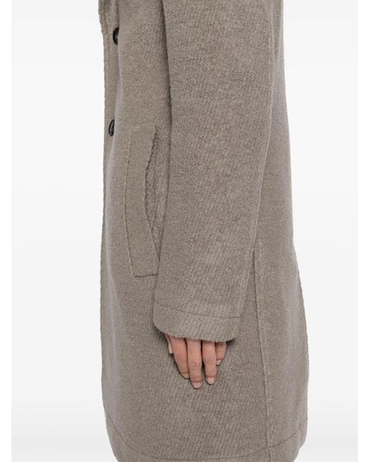 Boss Gray Single-Breasted Coat for men