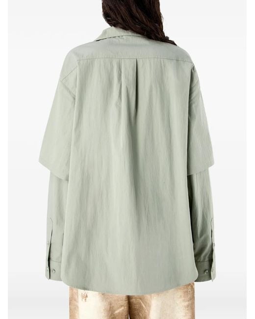 Camicia A Strati di CAMPERLAB in Green