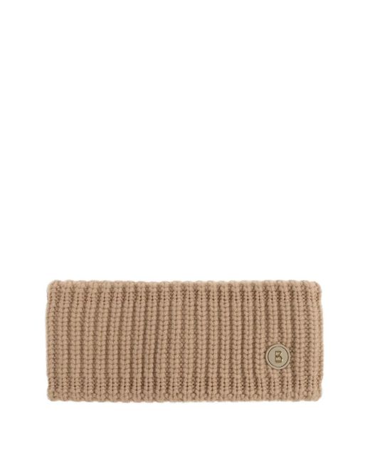 Bogner Natural Rory Ribbed Logo Headband