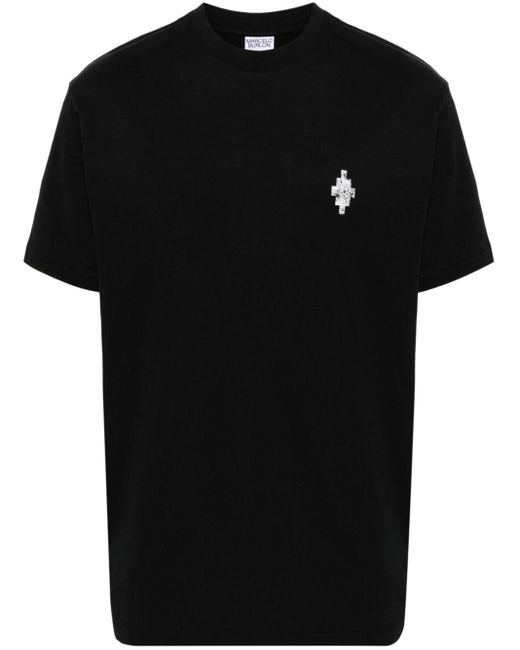 T-shirt Vertigo Snake di Marcelo Burlon in Black da Uomo