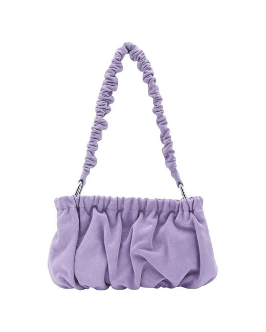 Marni Purple Ruched Shoulder Bag