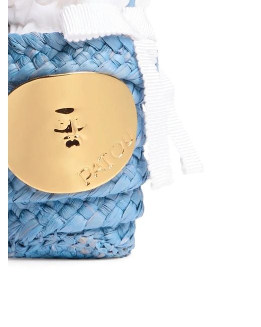 Patou Blue Iconic Bucket Keyring