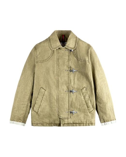 Fay Green 4 Ganci Archive Toggle-Fastening Jacket