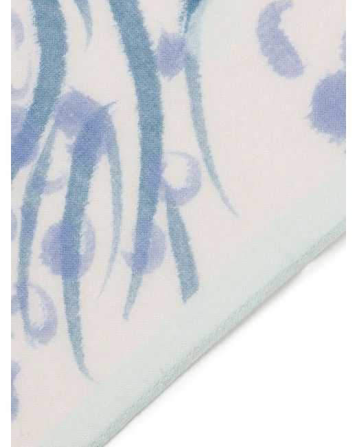 A Kind Of Guise Schal mit Aquarell-Print in Blue für Herren