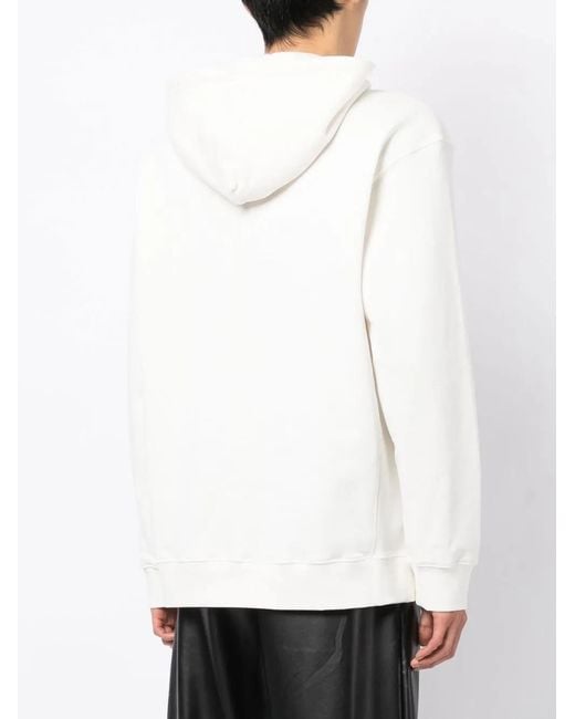 Opening Ceremony White Logo-Print Cotton Hoodie for men