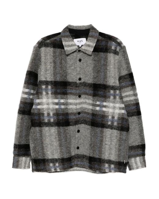 Wax London Gray Nolan Shirt Jacket for men