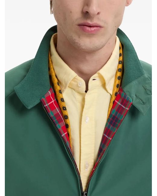 Baracuta Green Zip-Up Jacket for men