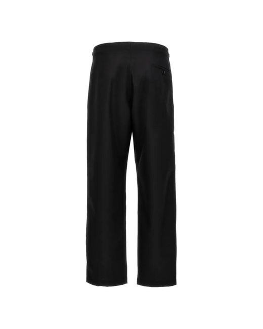 Cellar Door Black Buttoned Trousers for men