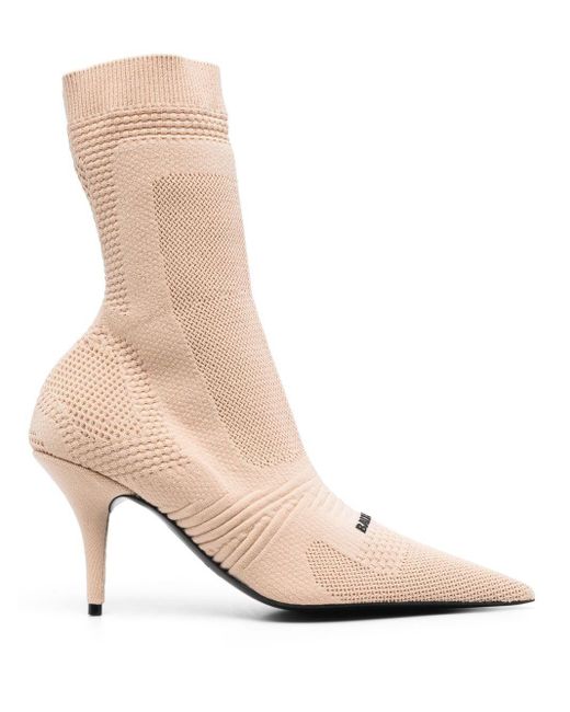 Balenciaga Knife 2.0 Sock Boots in Pink | Lyst UK