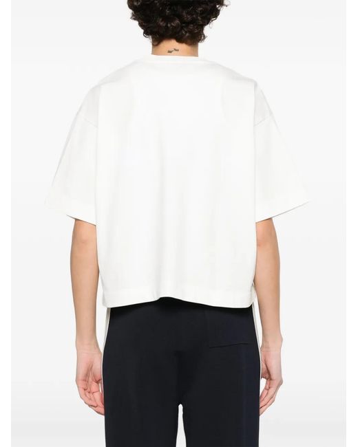 Autry White Logo-Patch T-Shirt