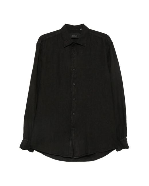 Costumein Black Chemise En Lin for men