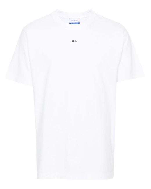 Off-White c/o Virgil Abloh T-shirt Met Logoprint in het White voor heren