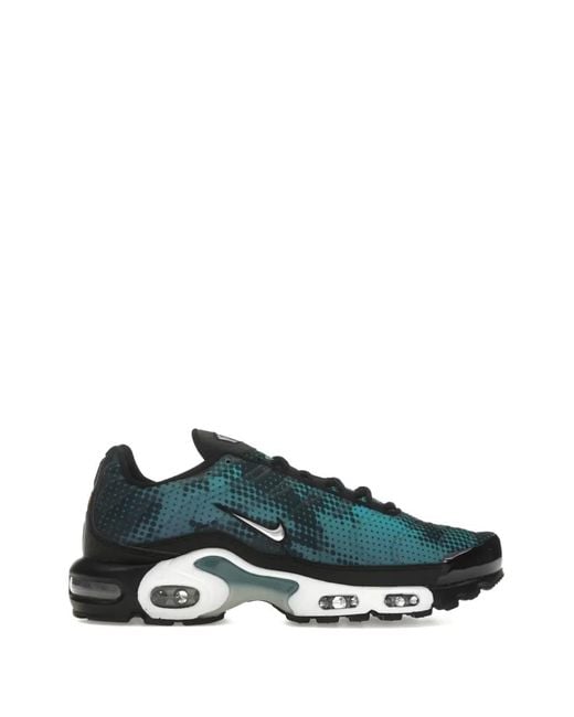 Nike Green Air Max Plus Tn Dot Pattern Lace-Up Sneakers
