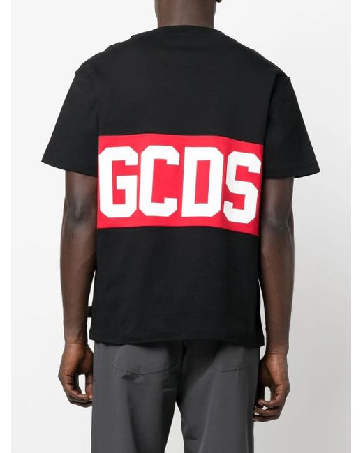 Gcds Black Logo T-shirt for men
