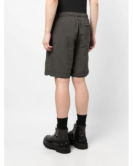 Transit Gray Elasticated-Waist Shorts for men