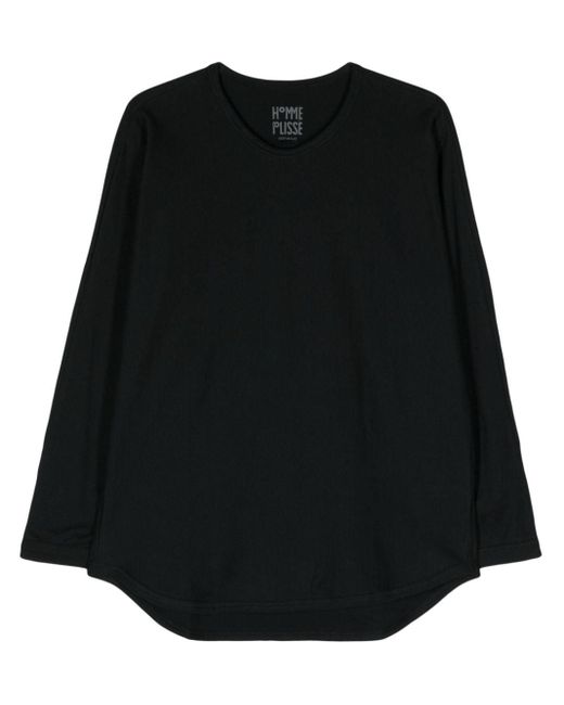 T-shirt Release-T 1 à manches longues Homme Plissé Issey Miyake pour homme en coloris Black