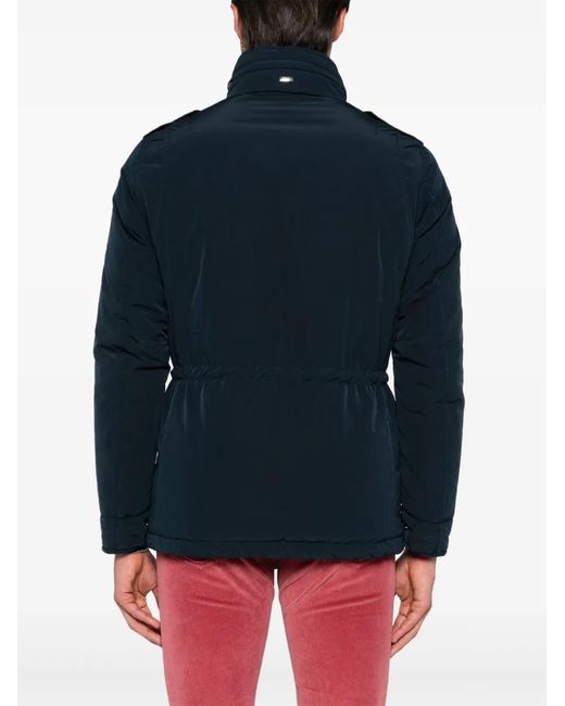 Herno Blue Padded Jacket for men