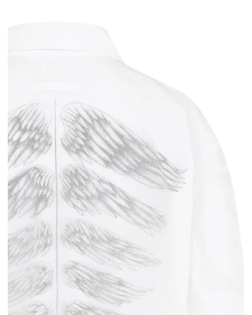 Jean Paul Gaultier White Cotton Shirt