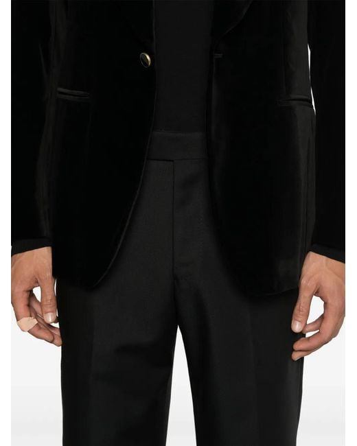 Lardini Black Tailored Trousers for men