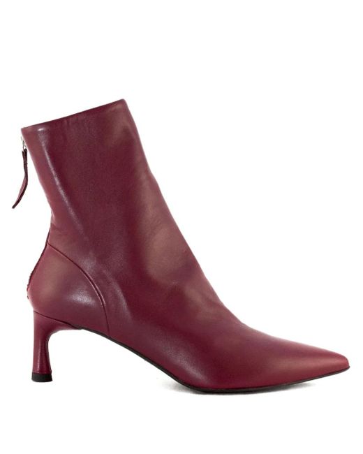 Halmanera 50mm Gil Zip Boots Purple
