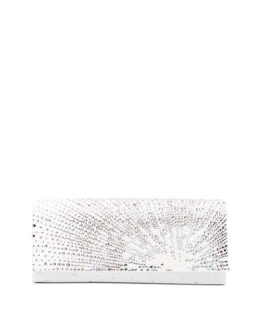 Gedebe White Lace Envelope Clutch Bag